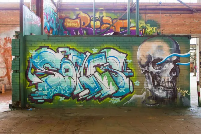 Graffiti by Sofles: Skull (17 of 53)